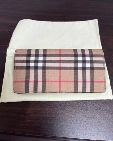 バーバリー チェック柄 長財布