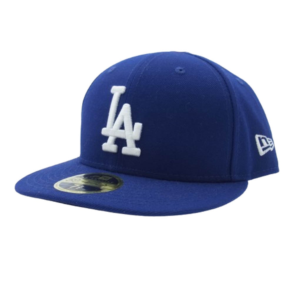 NEW ERA ニューエラ キャップ 59FIFTY Los Angeles Dodgers LA刺繍ロゴ ロサンゼルス ドジャーズ BB CAP ベースボール キャップ【中古】