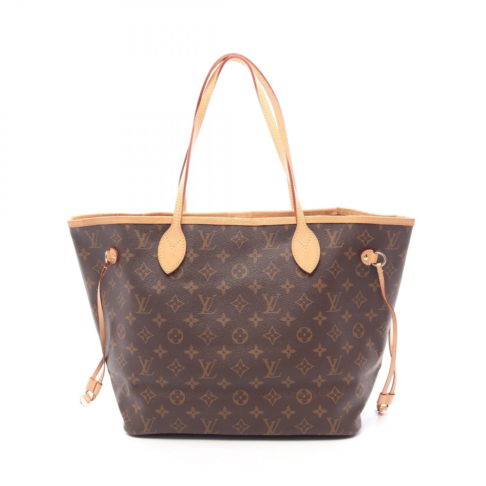 ルイ・ヴィトン LOUIS VUITTON ネヴァーフルMM トートバッグ バッグ PVCコーティングキャンバス レザー モノグラム レディース ブラウン系 M40995 【中古】