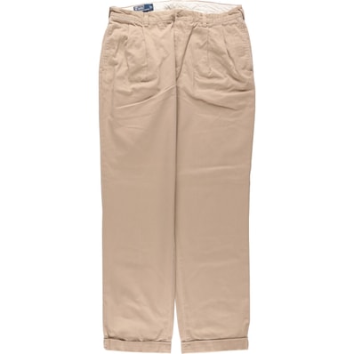 古着 ラルフローレン Ralph Lauren POLO by Ralph Lauren HAMMOND PANT ツータック チノパンツ メンズw36相当/eaa571565