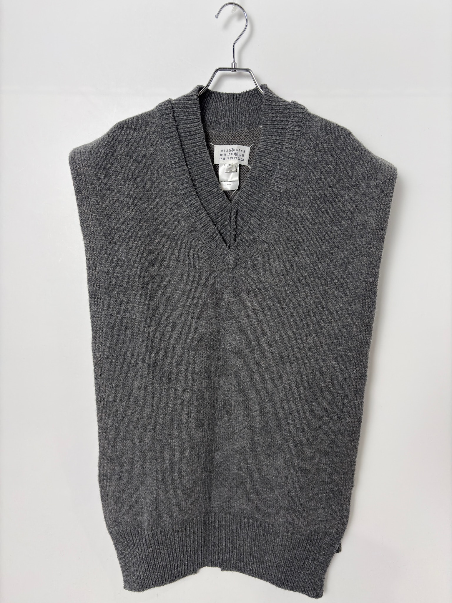 Maison Margiela Knit Vest "Medium Grey"