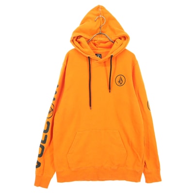 VOLCOM ボルコム 長袖 スウェットパーカー L オレンジ
