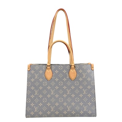 ルイヴィトン オンザゴーMM モノグラム ショルダーバッグ モノグラムキャンバス M12415 グレー レディース LOUIS VUITTON 中古
