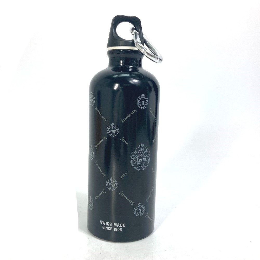 ベルルッティ Berluti SIGG コラボ シグボトル ノベルティ タンブラー ドリンクボトル ウィーターボトル 水筒 アルミニウム ブラック 美品