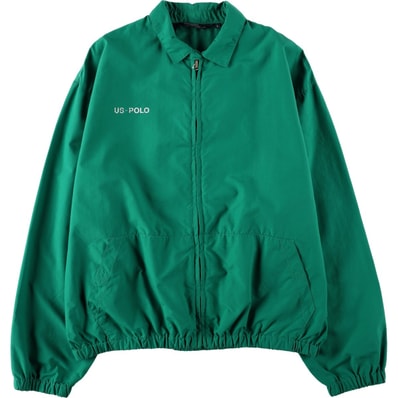 古着 90年代 ラルフローレン Ralph Lauren POLO by Ralph Lauren スイングトップ 襟付き ナイロンジャケット USA製 メンズL相当 ヴィンテージ/eaa655704