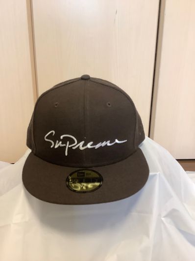Supreme Classic Script New Era "Brown"