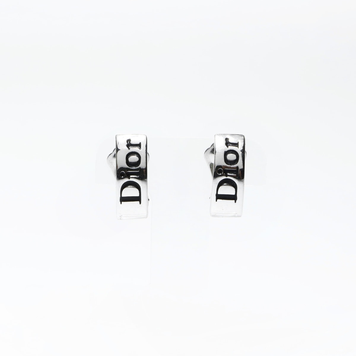 【クリスマス特別価格】 ディオール Dior ロゴ イヤリング【中古】
