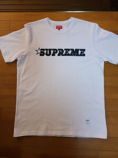 Supreme Star Logo S/S Top "White"