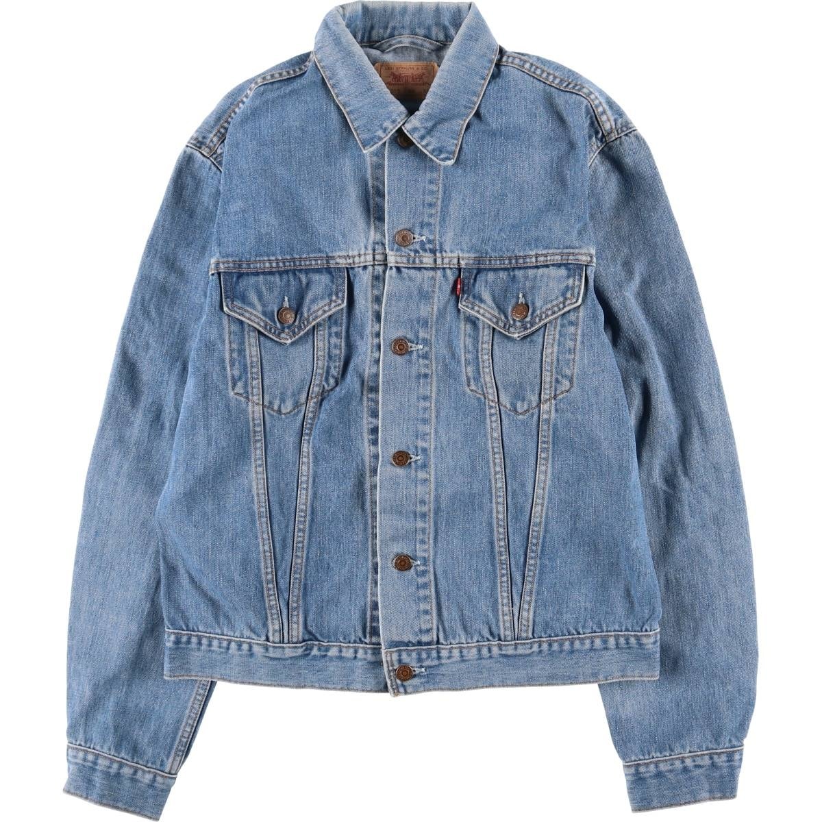 古着 00年代 リーバイス Levi's ユーロモデル デニムジャケット Gジャン メンズXL相当/eaa602061