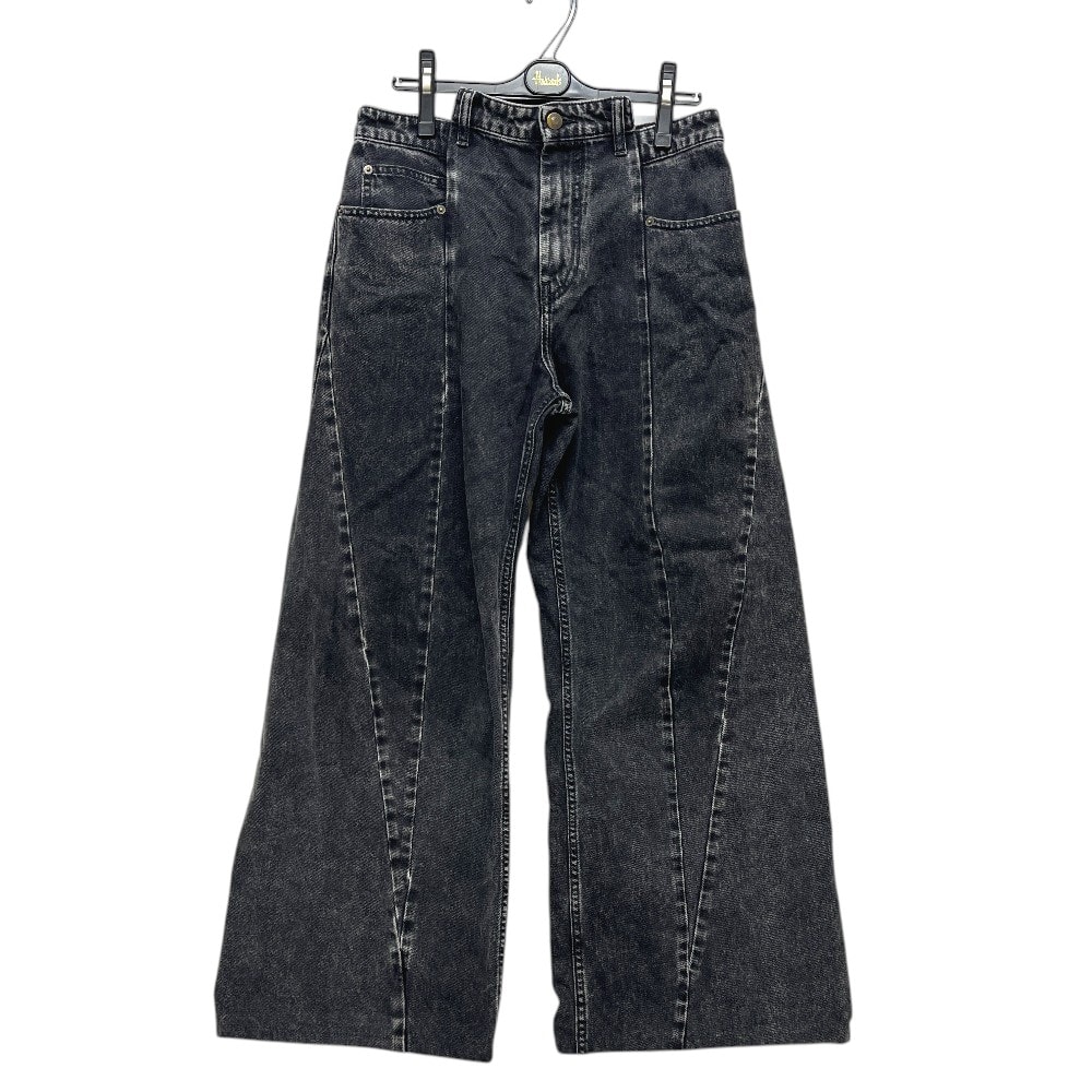 メゾンマルジェラ Maison Margiela カットアウト ワイドパンツ アパレル デニムパンツ コットン ブラック