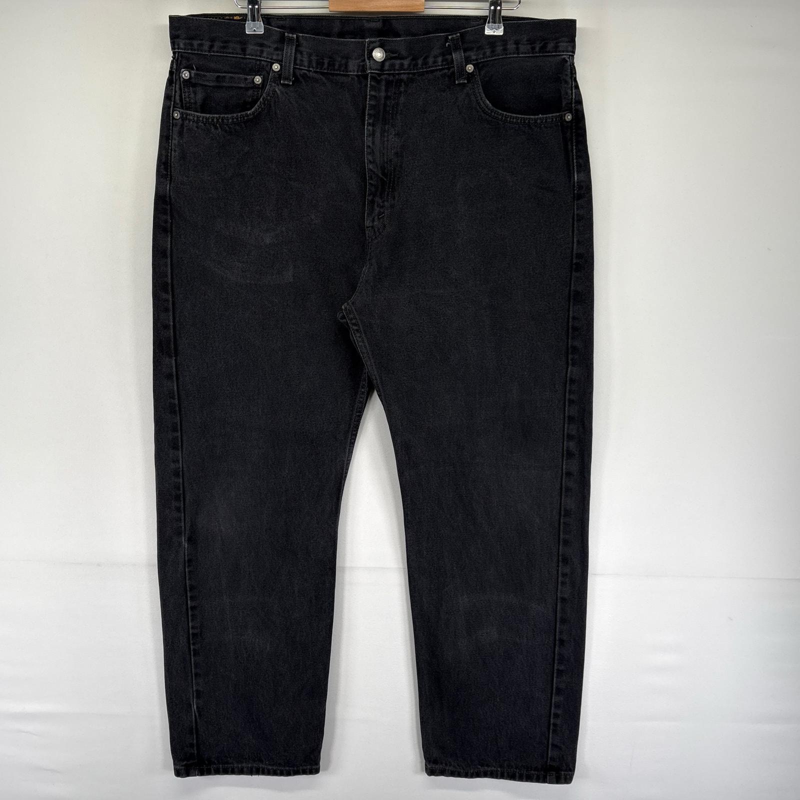 古着 リーバイス Levi's デニム パンツ ブラックデニム 5ポケット 大きいサイズ 505 ジッパーフライ W42 L30  ブラック系 メンズ