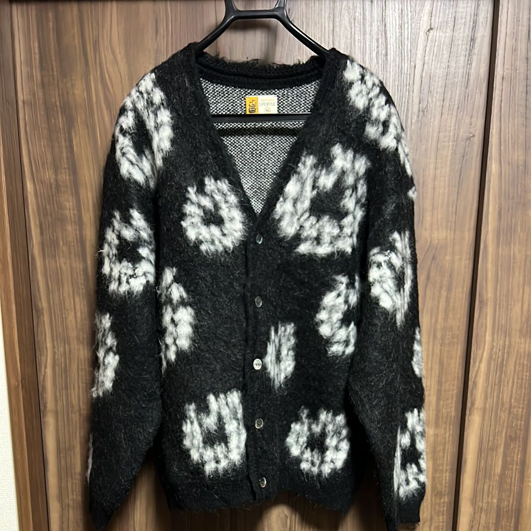 SAINT Mxxxxxx x Denim Tears DT_Mh Cardigan_CT Wreath "Black"