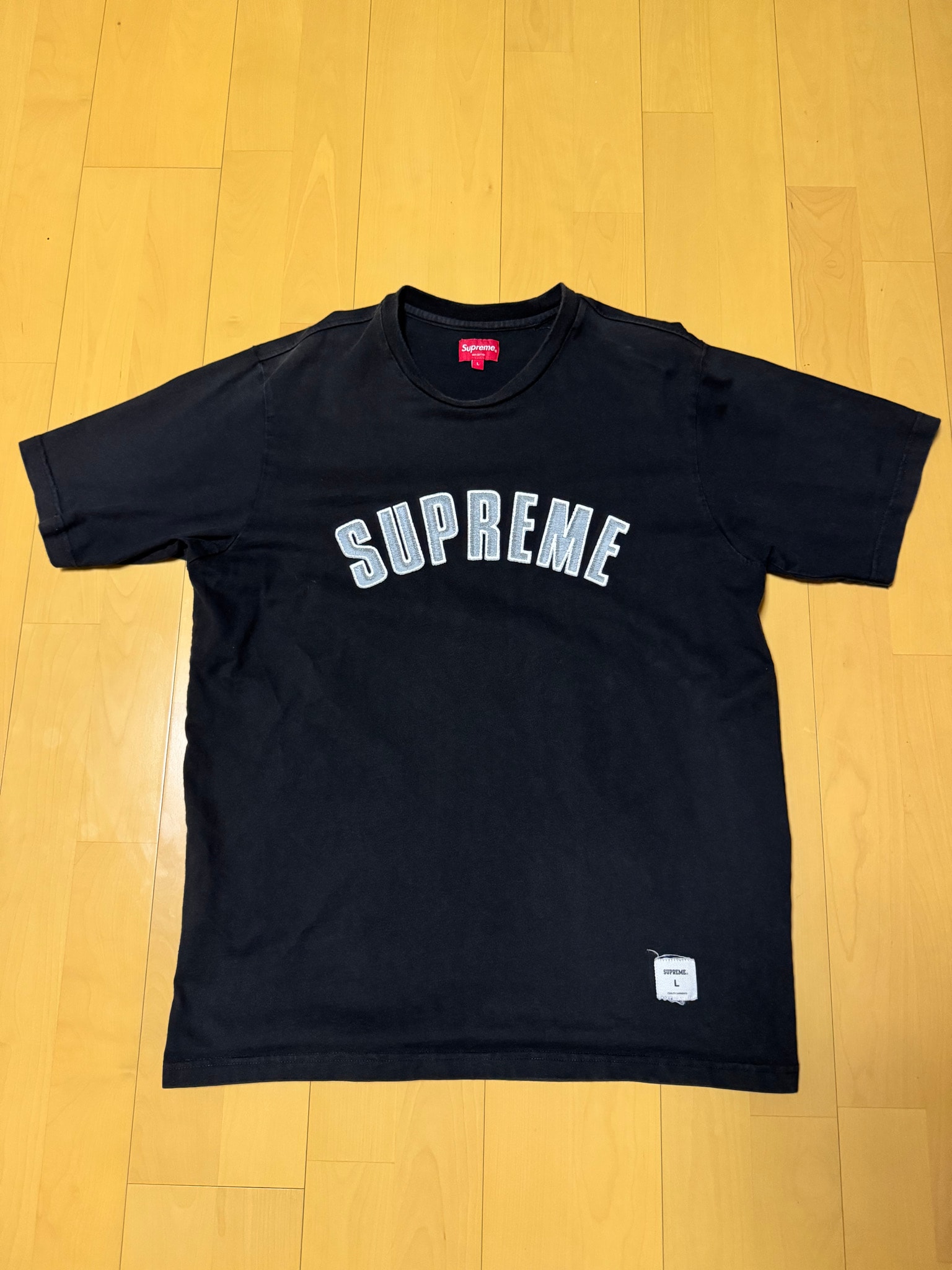 Supreme Printed Arc S/S Top "Black"