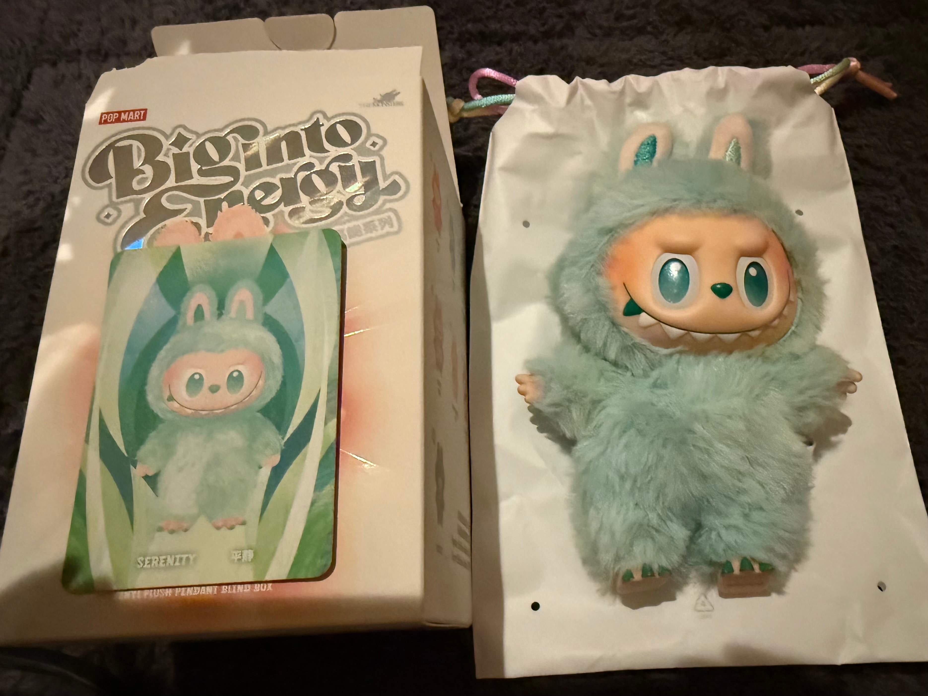 POP MART THE MONSTERS (LABUBU) Big into Energy Series Plush Pendant SERENITY