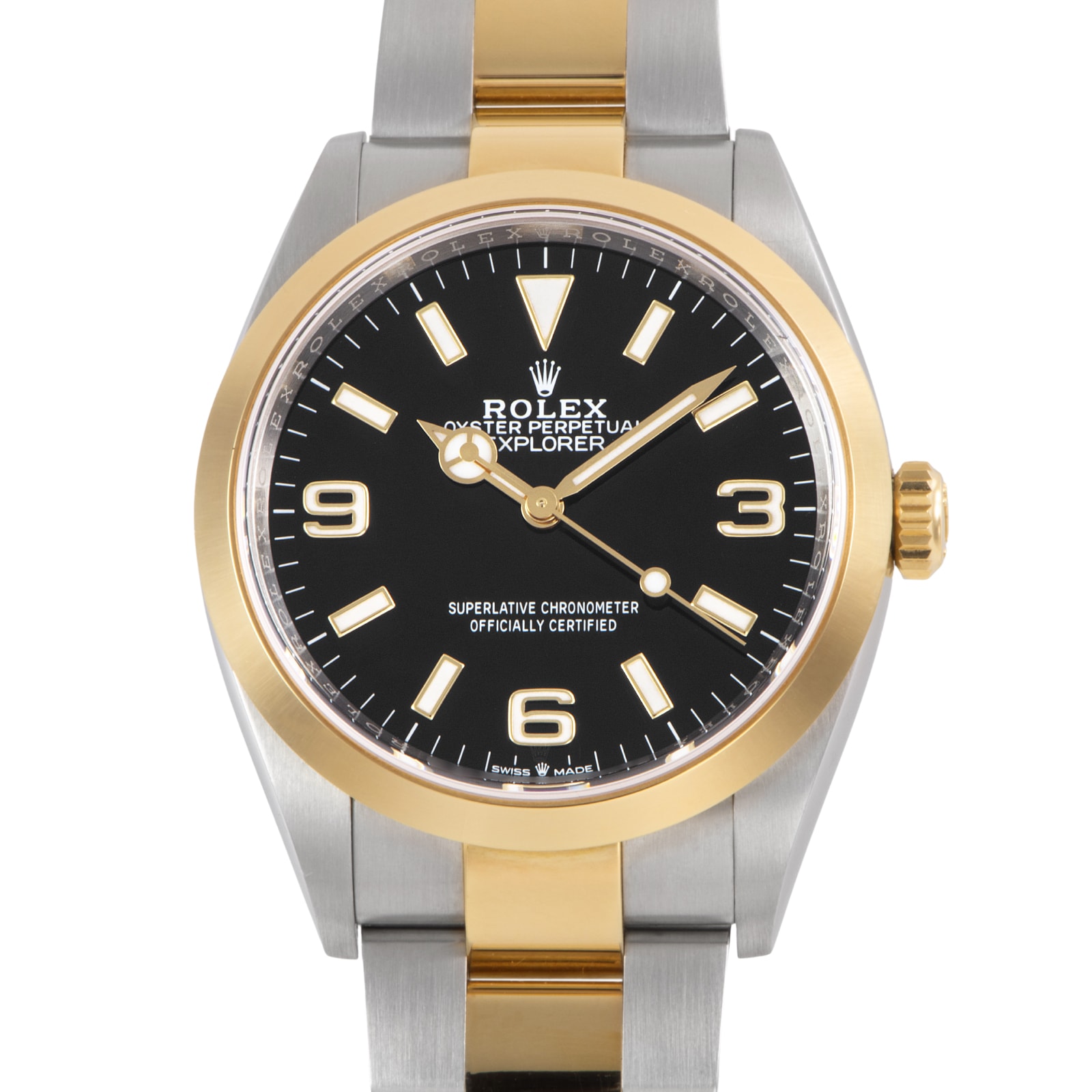 ROLEX ロレックス エクスプローラー1 124273 保証書2023年 SS/YG【中古】