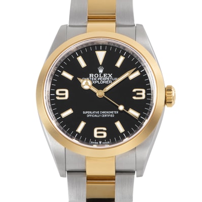 ROLEX ロレックス エクスプローラー1 124273 保証書2023年 SS/YG【中古】