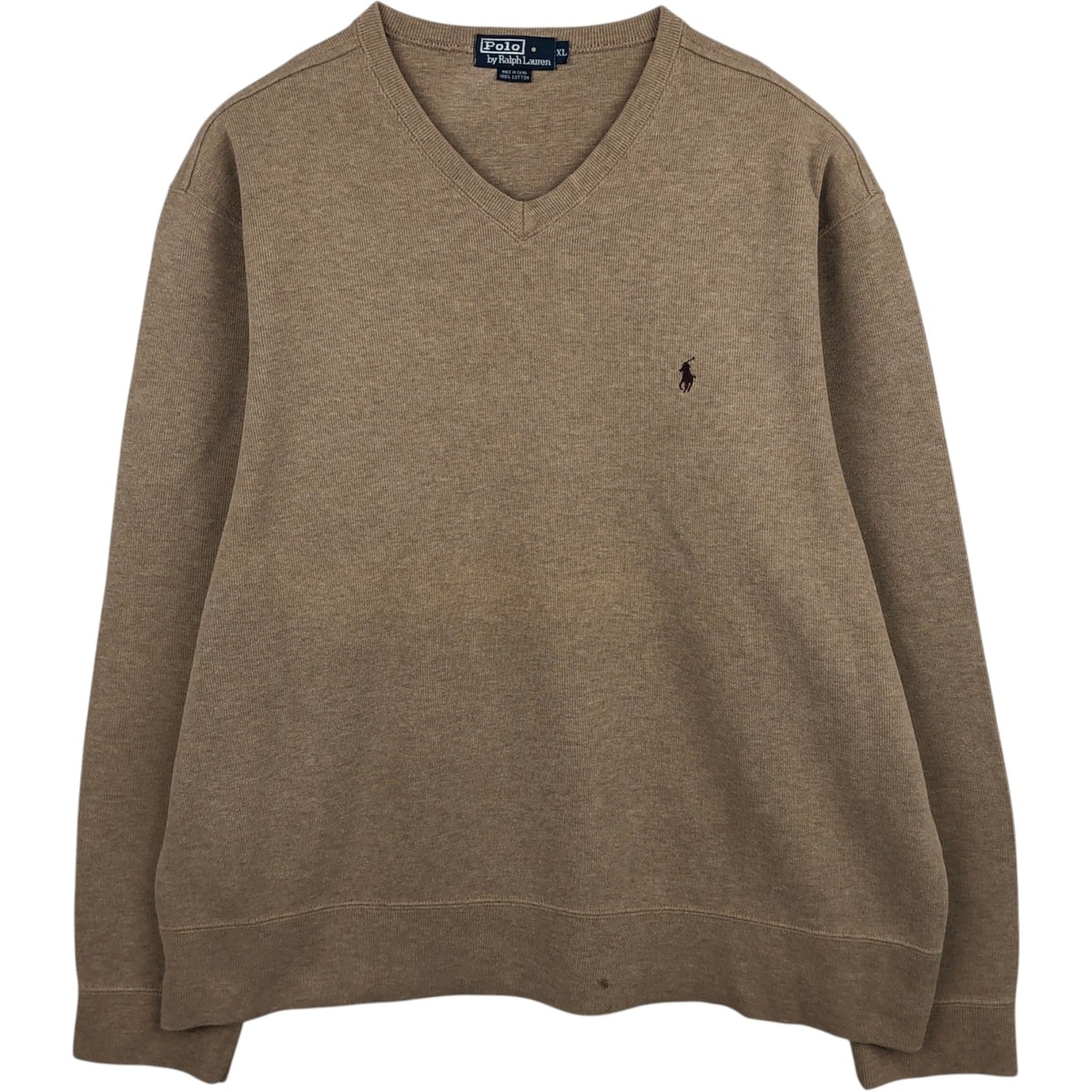 古着 ラルフローレン Ralph Lauren POLO by Ralph Lauren Vネックワンポイントロゴスウェットシャツ トレーナー メンズXL相当/eaa633671 【中古】 【260415】/eaa633671