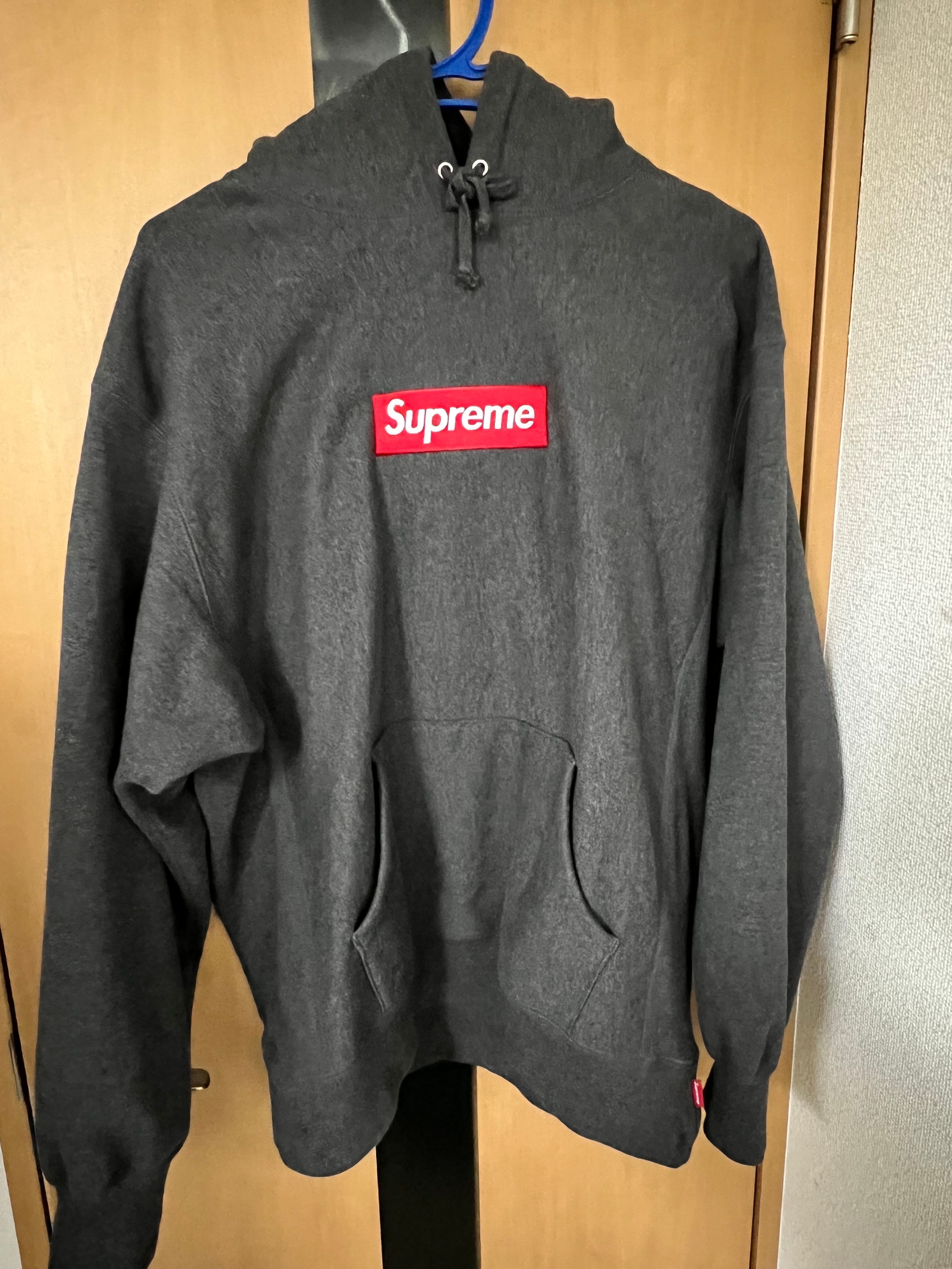 Supreme Box Logo Hooded Sweatshirt "Charcoal" (21FW)