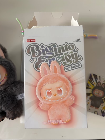 POP MART THE MONSTERS (LABUBU) Big into Energy Series Plush Pendant ID (Secret)