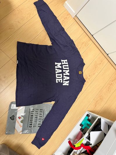 HUMAN MADE Graphic L/S T-Shirt #7 "Navy"