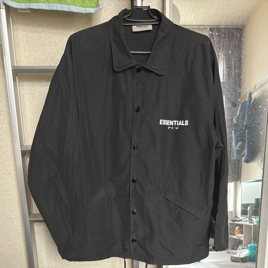 FEAR OF GOD ESSENTIALS Coach Jacket "Black"