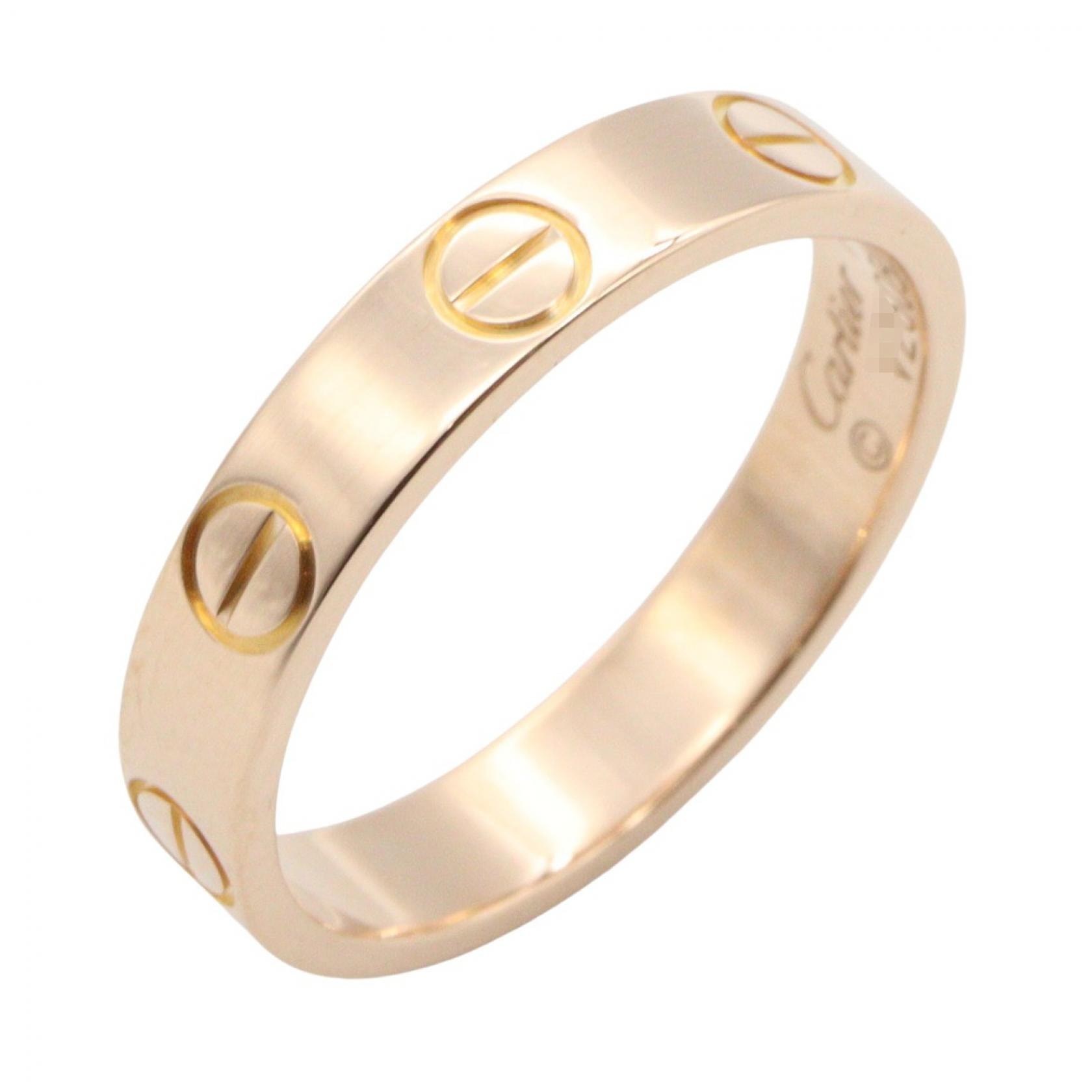 カルティエ CARTIER ミニラブリング リング・指輪 ジュエリー K18PG(ピンクゴールド) レディース ゴールド系 B4085249 【中古】