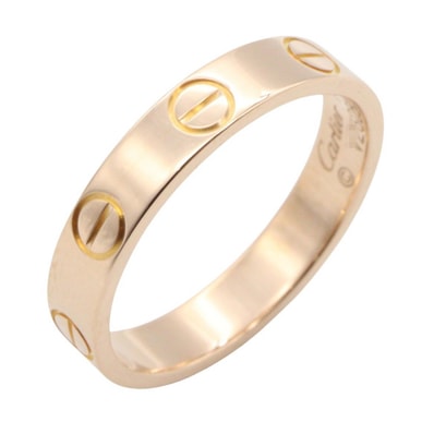カルティエ CARTIER ミニラブリング リング・指輪 ジュエリー K18PG(ピンクゴールド) レディース ゴールド系 B4085249 【中古】