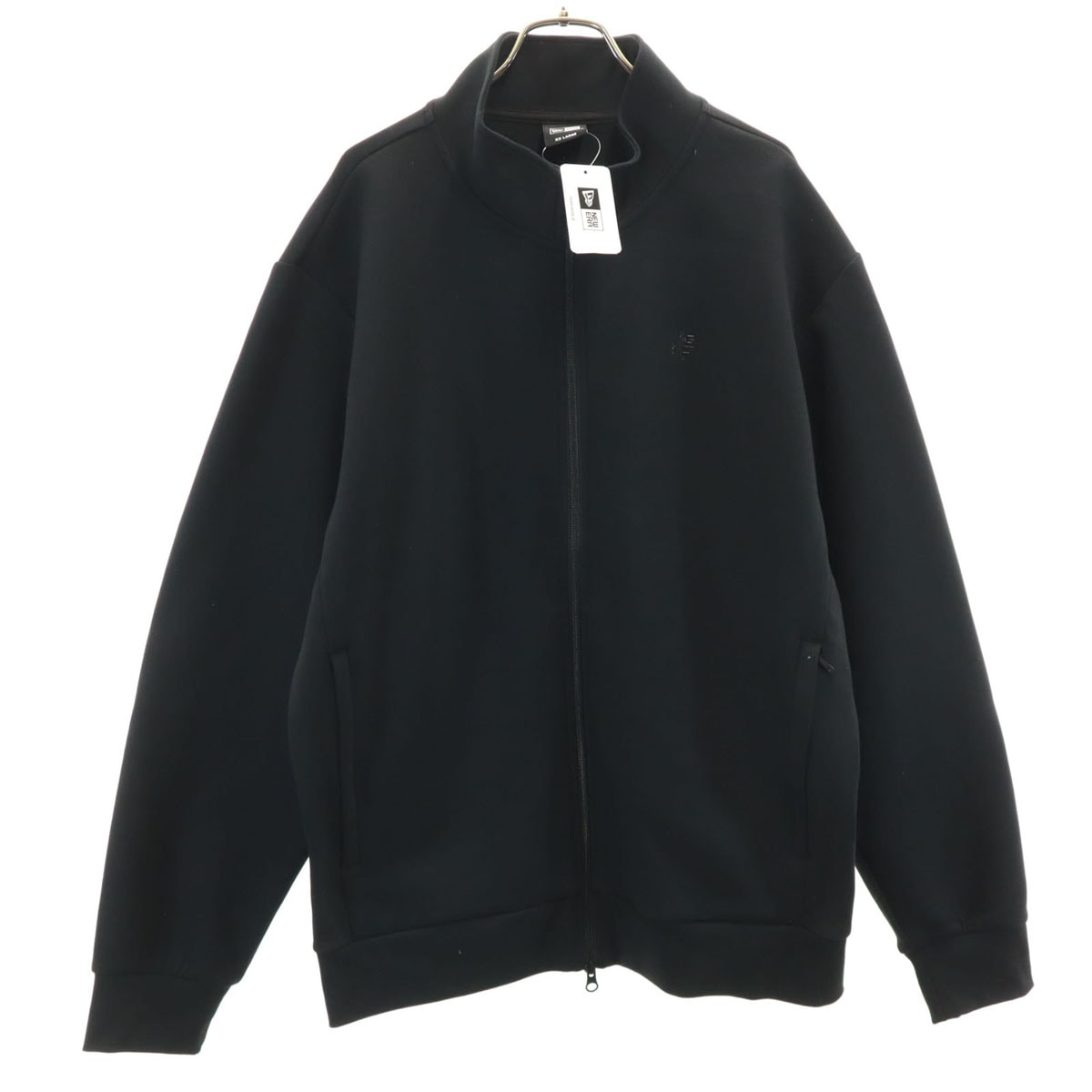 NEW ERA ニューエラ 未使用 スウェット ジップジャケット XXL ブラック タグ付き ビックサイズ