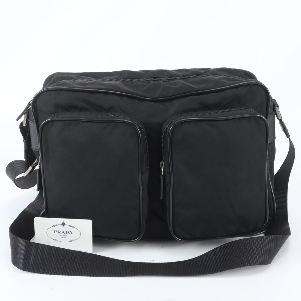 ■美品 プラダ テスート ナイロン白タグあり VA0350 ショルダーバッグ