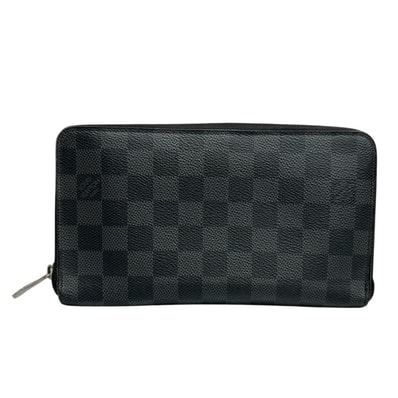 LOUIS VUITTON ルイヴィトン ダミエグラフィット ブラック シルバー金具 PVC レザー/ 長財布 S1-00118 【中古】