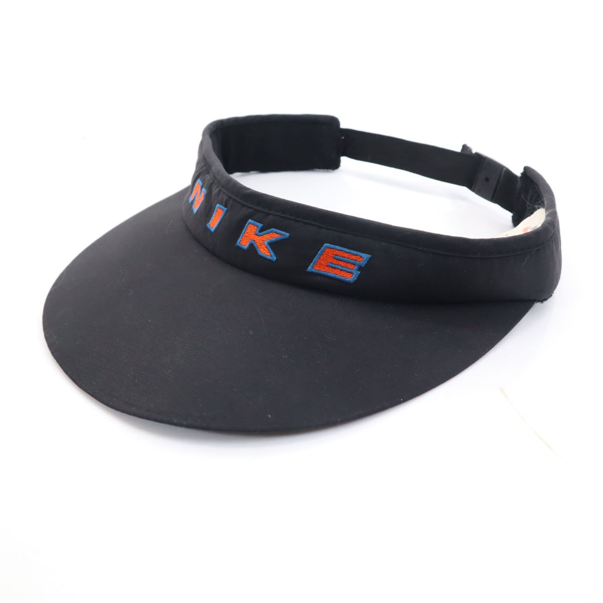 NIKE ナイキ 90s 白タグ オールド サンバイザー ブラック 帽子 ユニセックス