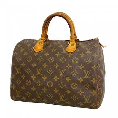 【6dc3208】ルイヴィトン ハンドバッグ モノグラム スピーディ30 M41108 ブラウン【中古】レディース