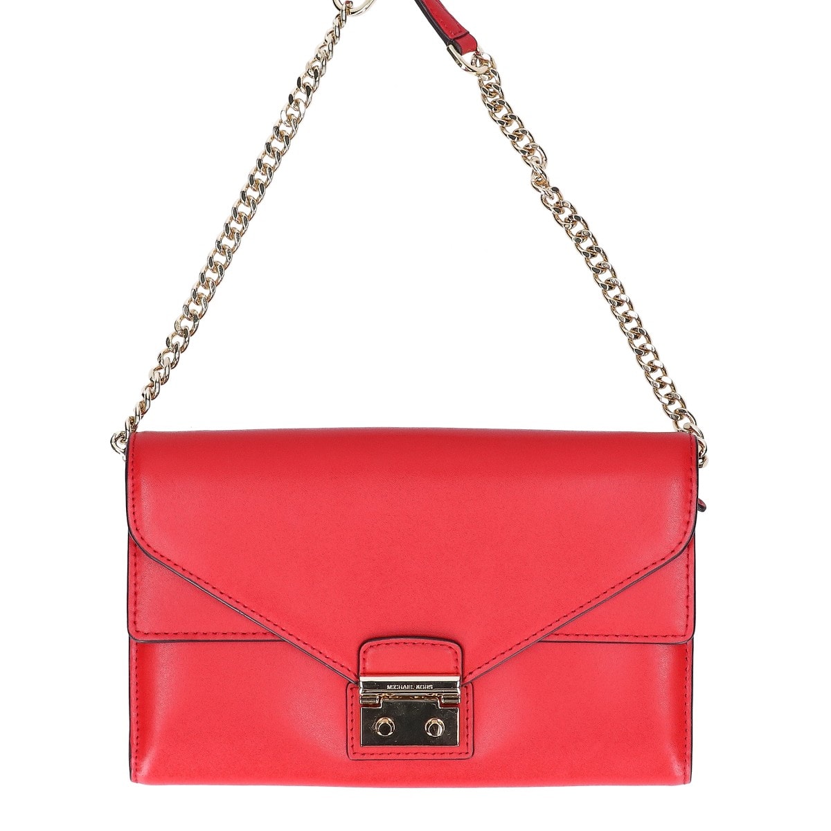 マイケルコース 【美品】32H7GSLC3L Sloan Leather Chain Wallet レザーチェーンウォレット/