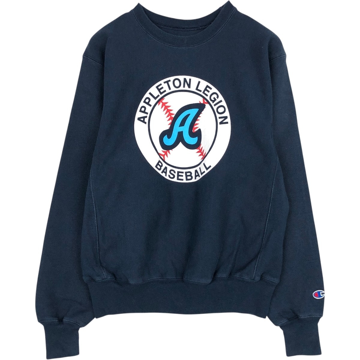 古着 00年代 チャンピオン Champion PREMIUM REVERSE WEAVE プレミアムリバースウィーブ プリントスウェットシャツ トレーナー メンズS相当/eaa675195