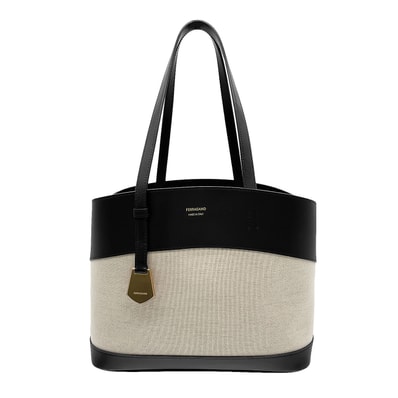Salvatore Ferragamo サルヴァトーレフェラガモ チャーミングトート 24SS トートバッグ
ポーチ付き レザー リネン ブラック レディース
【中古】
