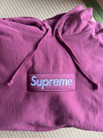 Supreme Box Logo Hooded Sweatshirt "Plum" (21FW)