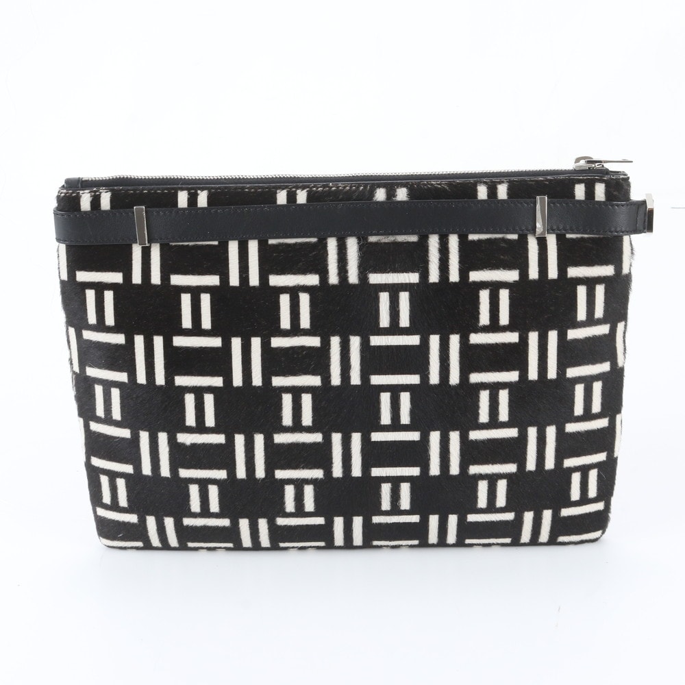 ■極美品 バレンシアガ ハラコ 358308 セカンドバッグ レザー