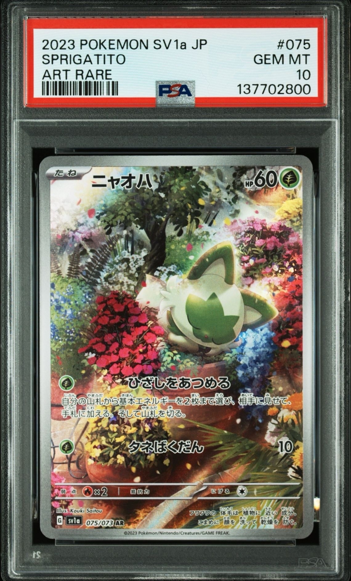 リーフィアV SR: SA[S6a 071/069](強化拡張パック「イーブイヒーローズ