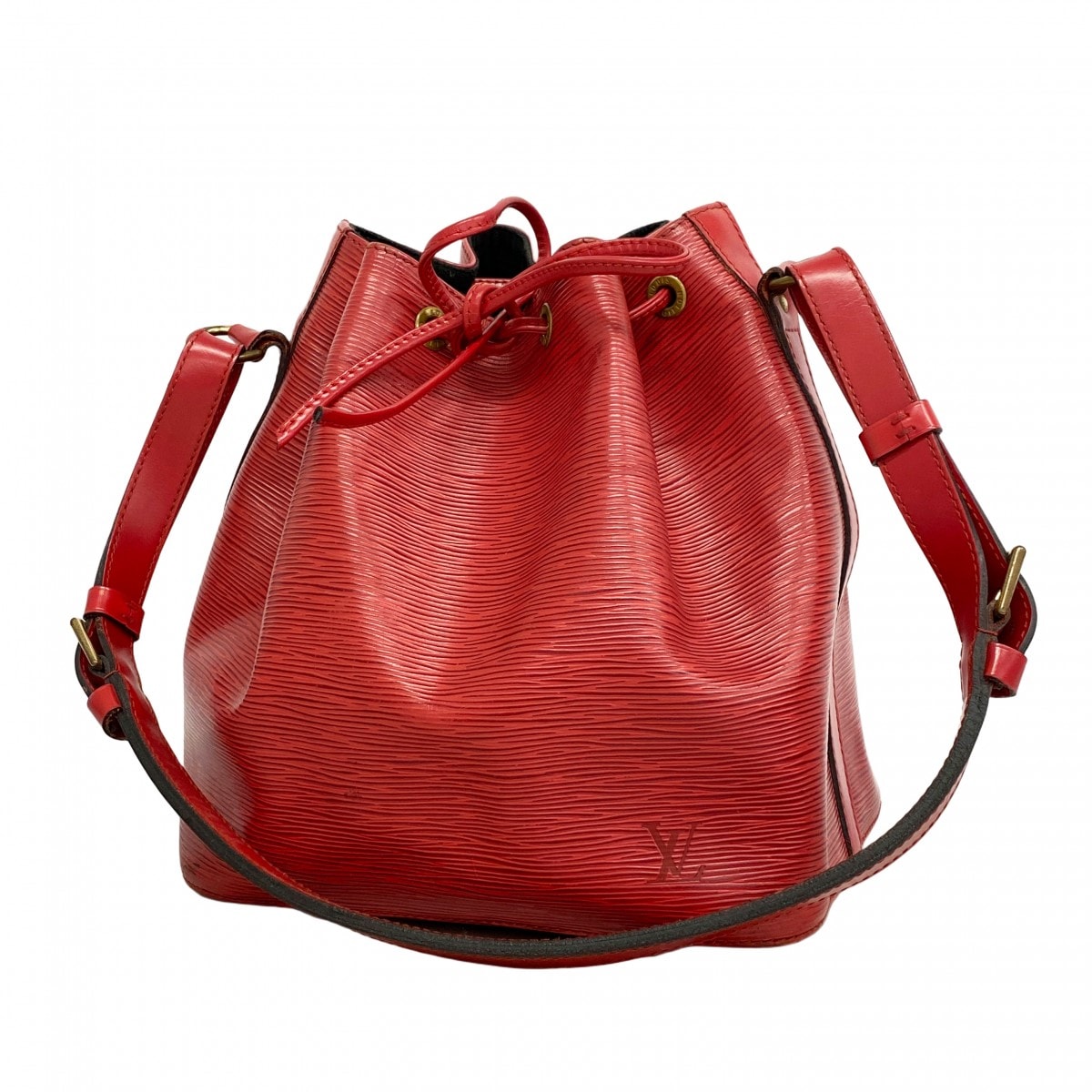 【6db1530】ルイヴィトン ショルダーバッグ エピ プチノエ M44107 カスティリアンレッド【中古】レディース