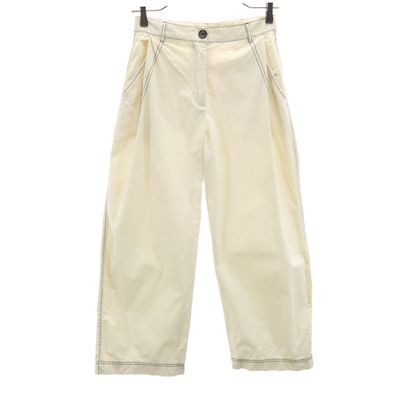 ZARA ザラ タック パンツ 152 オフホワイト