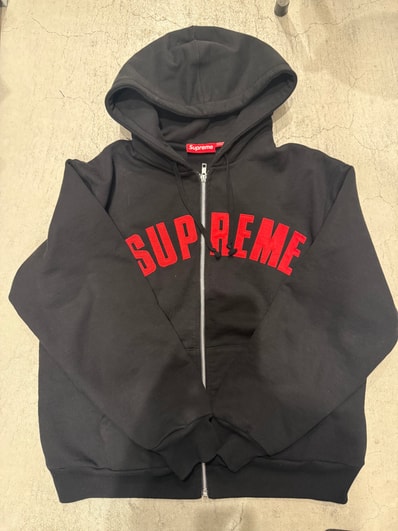 Supreme Arc Thermal Lined Zip Up Hooded Sweatshirt "Black"