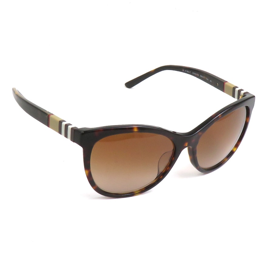 バーバリー BURBERRY サングラス プラスチック ブラウン レディース【中古】 r11443b