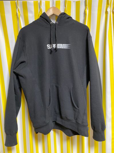 Supreme Motion Logo Hooded Sweatshirt "Black" (20SS)