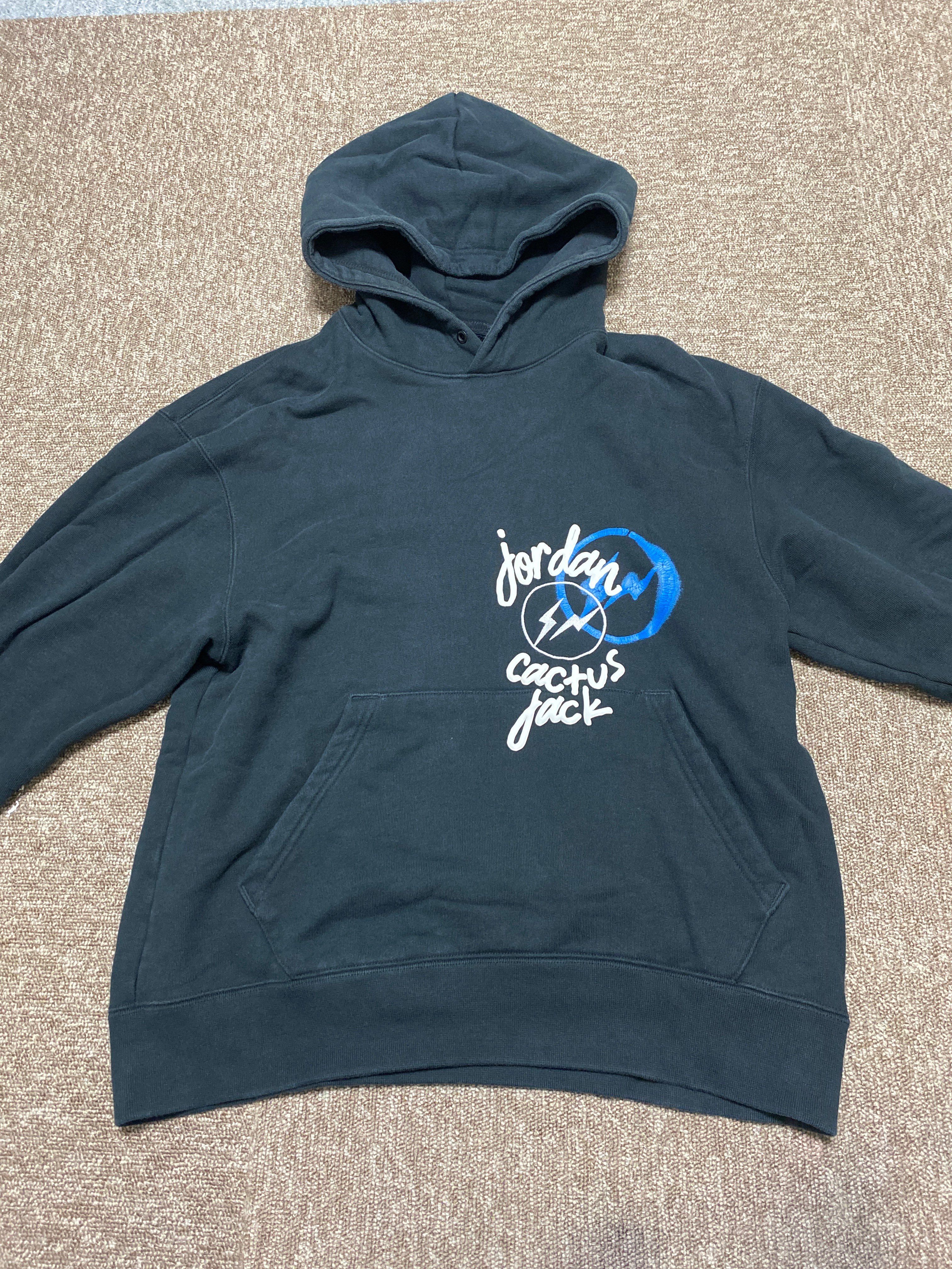 Air Jordan Travis Scott Fragment Hoodie "Black"