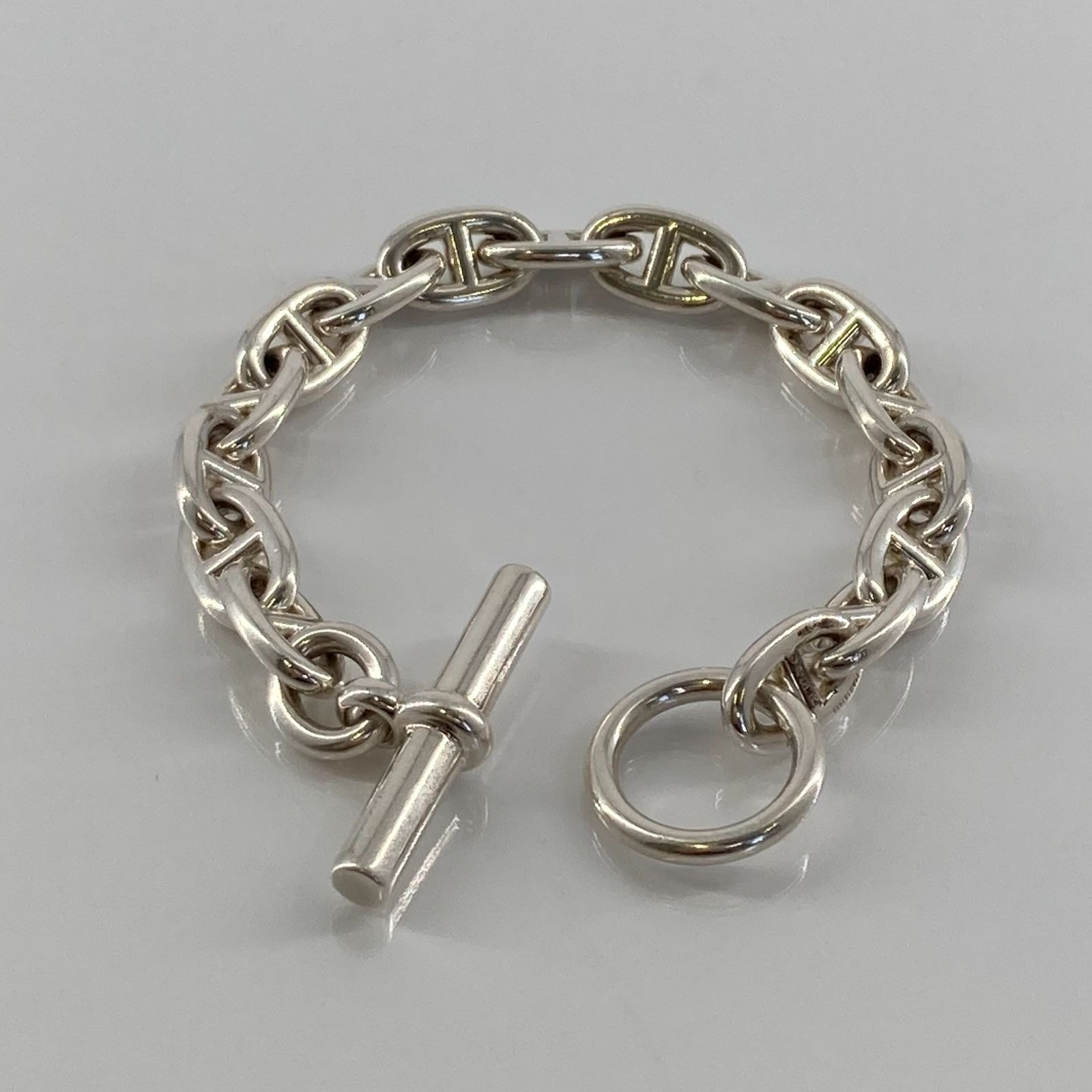 HERMES(エルメス) シェーヌダンクル  MM 16コマ  ブレスレット Ag925 シルバー