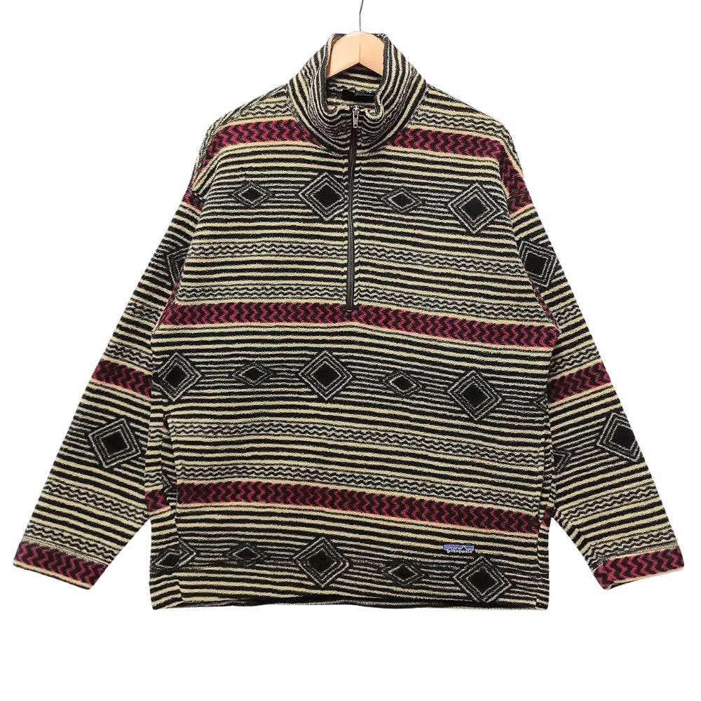 PATAGONIA パタゴニア 10457 90s ブルズアイ ハーフジップ フリース 55464