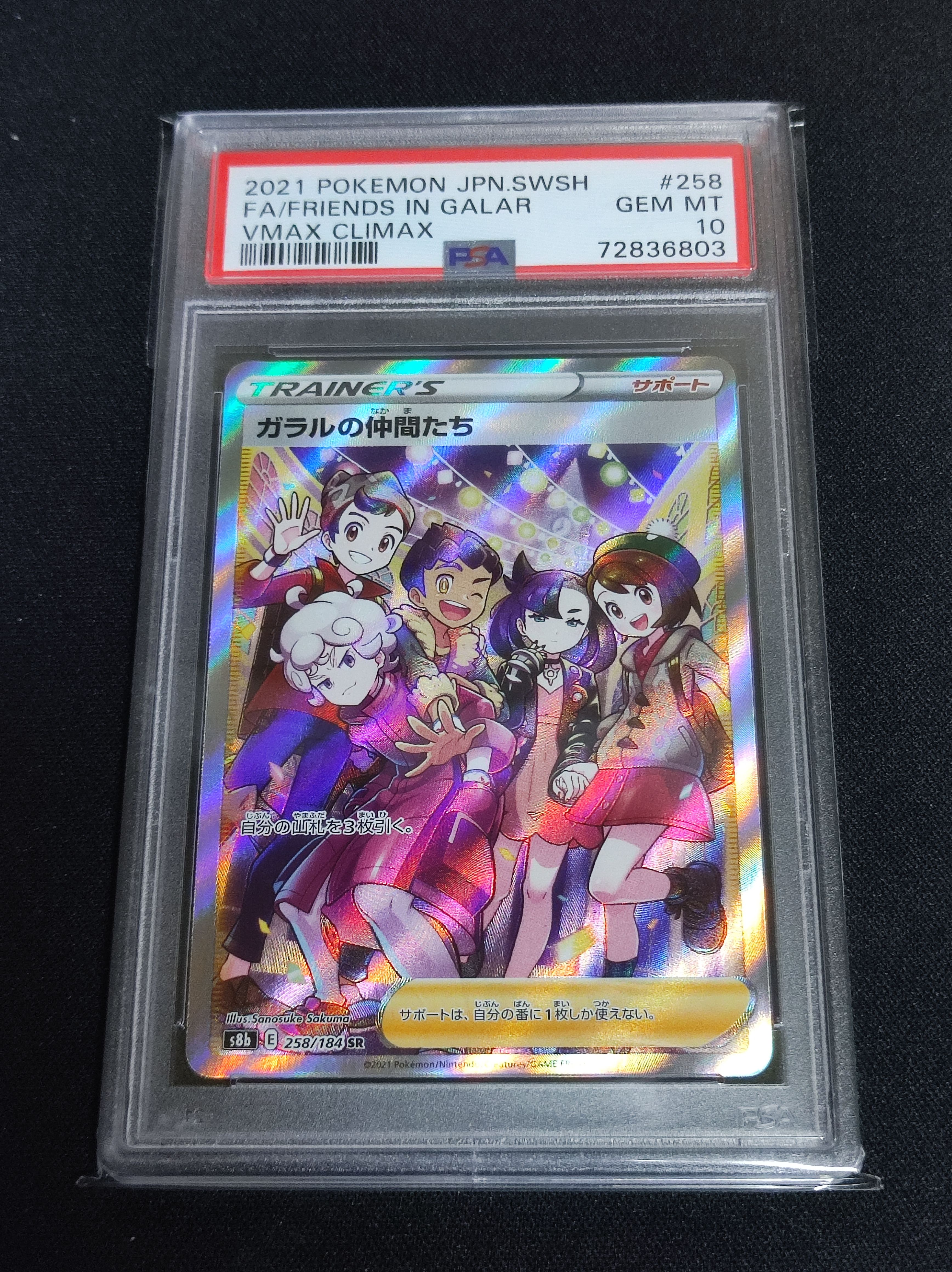 ガラルの仲間たち SR[S8b 258/184](ハイクラスパック「VMAXクライマックス」)