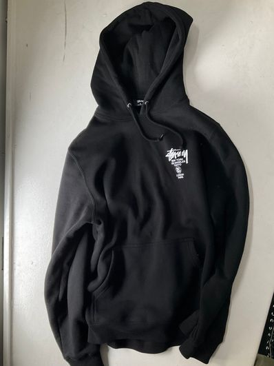 Stussy WORLD TOUR HOODIE "Black"