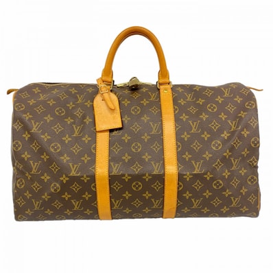 【6db1513】ルイヴィトン ボストンバッグ モノグラム キーポル50 M41426 ブラウン【中古】メンズ レディース ユニセックス