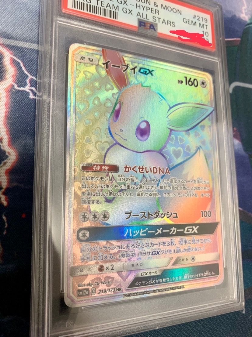 イーブイGX HR[SM12a 219/173](ハイクラスパック「TAG TEAM GX タッグオールスターズ」)